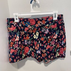 ZARA floral skort